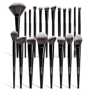 MAANGE  Professional 20pcs Makeup Brush Set Wholesale Black Foundation Conceal Eyeshadow Brush Makeup Brushes Set