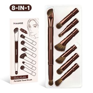 MAANGE Hot Sale Private Label 6-in-1 Makeup Brush Wholesale Cruelty Free Handmade Professional Foundation Single Makeup Brush