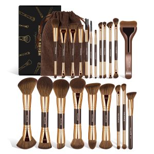 MAANGE Wholesale 21PCS Makeup Brush Makeup Bag Foundation Eyeshadow Loose Powder Blush Customization Facial Makeup Brush Set