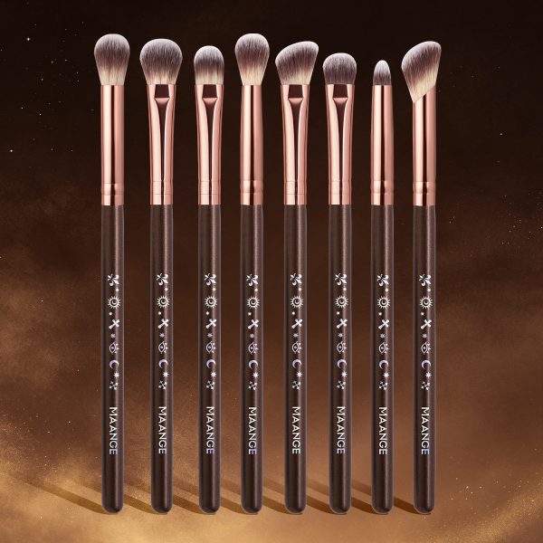 MAANGE Custom OEM&ODM 8PCS Facial Brush Profesional Eyeshadow Makeup Brush Private Label Customizable Makeup Brush Set
