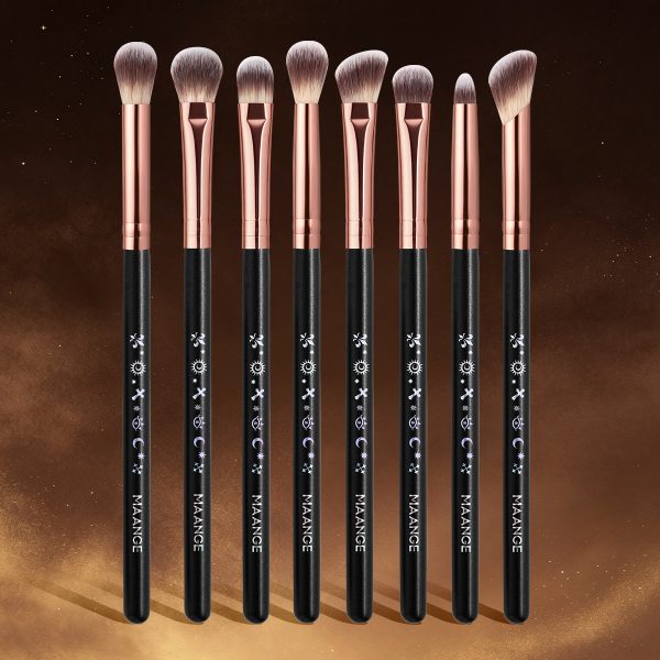 MAANGE Custom OEM&ODM 8PCS Facial Brush Profesional Eyeshadow Makeup Brush Private Label Customizable Makeup Brush Kit