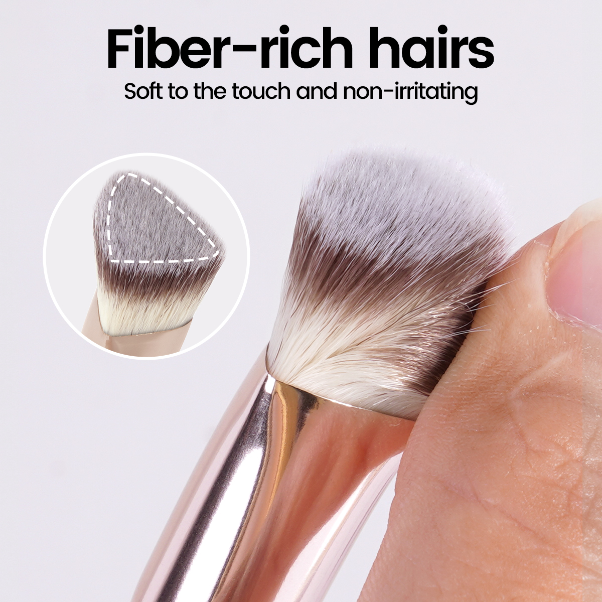 MAANGE Wholesale Single Makeup Brushes Foundation Concealer Contour Blush Private Label  Custom Logo Concealer Makeup Brushes - 图片 4