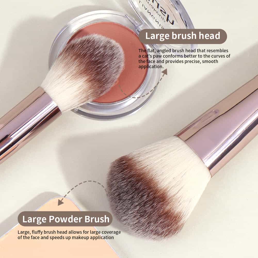 MAANGE Professional 30pcs Face Makeup Brush Set Foundation Blush Contouring Eyeshadow Cosmetic Beauty  Wholesale Makeup Tools - 图片 4