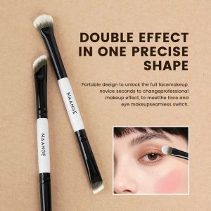 MAANGE  Wholesale Custom OEM&ODM 5PCS Eyeshadow Makeup Brush Set Highlights Concealer Professional Makeup Brush Set - 图片 3