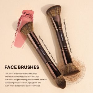 MAANGE Wholesale New Arrival  16pcs Double-ended Brush Eye Shadow Loose Powder Foundation Liquid  Professional Makeup Brush Set - 图片 6