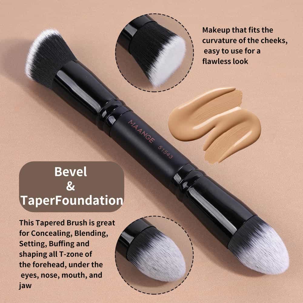 MAANGE Wholesale 6PCS Makeup Brush Foundation Brushes Concealer Brushes Eyeshadow Brush Customizable Facial Makeup Brush Set - 图片 7