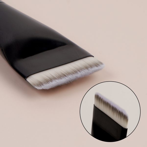 MAANGE Luxury 2PCs Flat Foundation Brush Set Private Label &OEM Streak-Free Liquid/BB Cream Makeup Tools Brush Makeup Brush Set