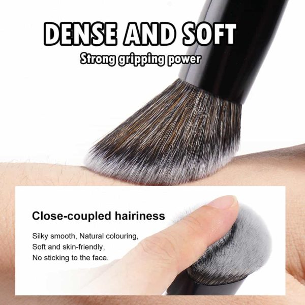 MAANGE Wholesale Hot Selling Custom Logo Dual-Ended Foundation Concealer Loose Powder Blush Single Makeup Brush