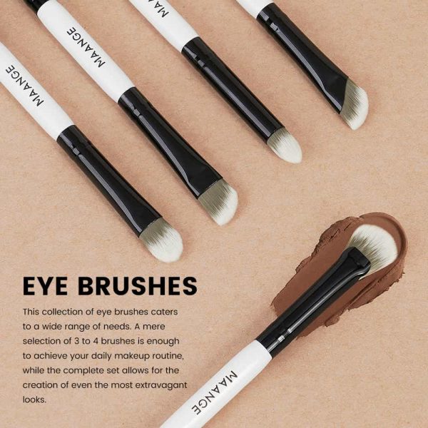 MAANGE  Wholesale Custom OEM&ODM 5PCS Eyeshadow Makeup Brush Set Highlights Concealer Professional Makeup Brush Set