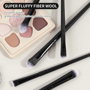 MAANGE 20pcs Makeup Brushes Kits Cosmetic Black Private Label Foundation Blush Contouring Eyeshadow Brush Makeup Brush Kit - 图片 5