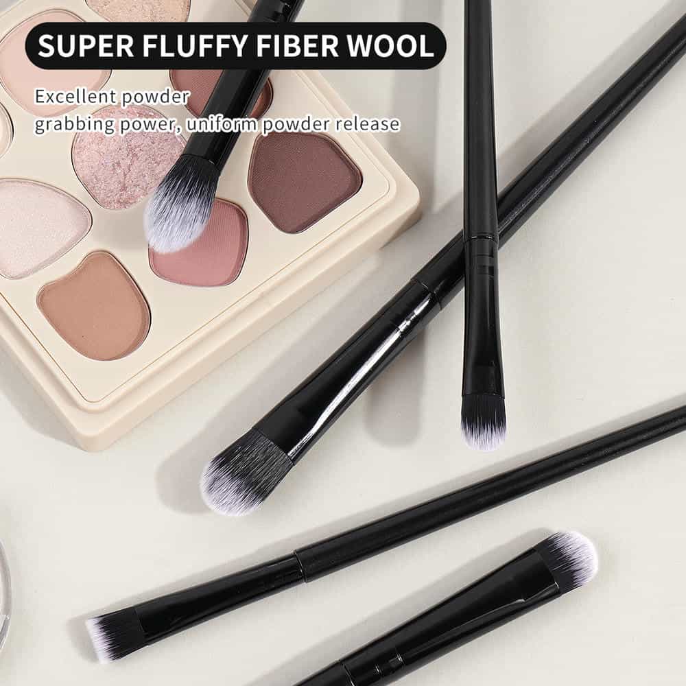 MAANGE 20pcs Makeup Brushes Kits Cosmetic Black Private Label Foundation Blush Contouring Eyeshadow Brush Makeup Brush Kit - 图片 5