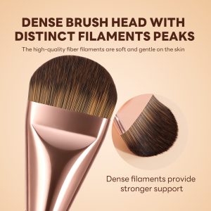 MAANGE Wholesale 2PCS Foundation Loose Powder Makeup Brush Set Private Label ODM&OEM BB Cream Brochas De Maquillaje Makeup Tools - 图片 4