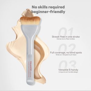 MAANGE Wholesale Single Makeup Brush Set 1pcs Brush  Custom logo Foundation Primer Brush Luxury Professional Makeup Brush Set - 图片 2