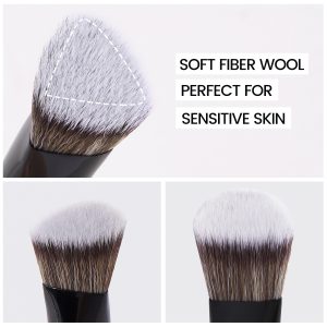 MAANGE Wholesale 8PCS Makeup Brush Wood Handle Synthetic Hair Makeup Brush Set Private Label & Customizable Makeup Tools - 图片 3