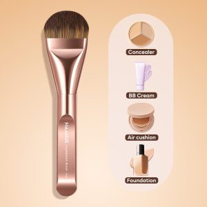 MAANGE Wholesale 2PCS Foundation Loose Powder Makeup Brush Set Private Label ODM&OEM BB Cream Brochas De Maquillaje Makeup Tools - 图片 9