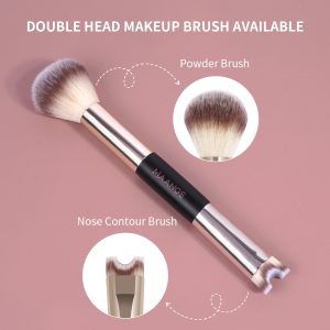 MAANGE Wholesale 3pcs Professional Makeup Brush Face Beauty Tools  Foundation Loose Powder Contouring 3PCS Makeup Brushes - 图片 6
