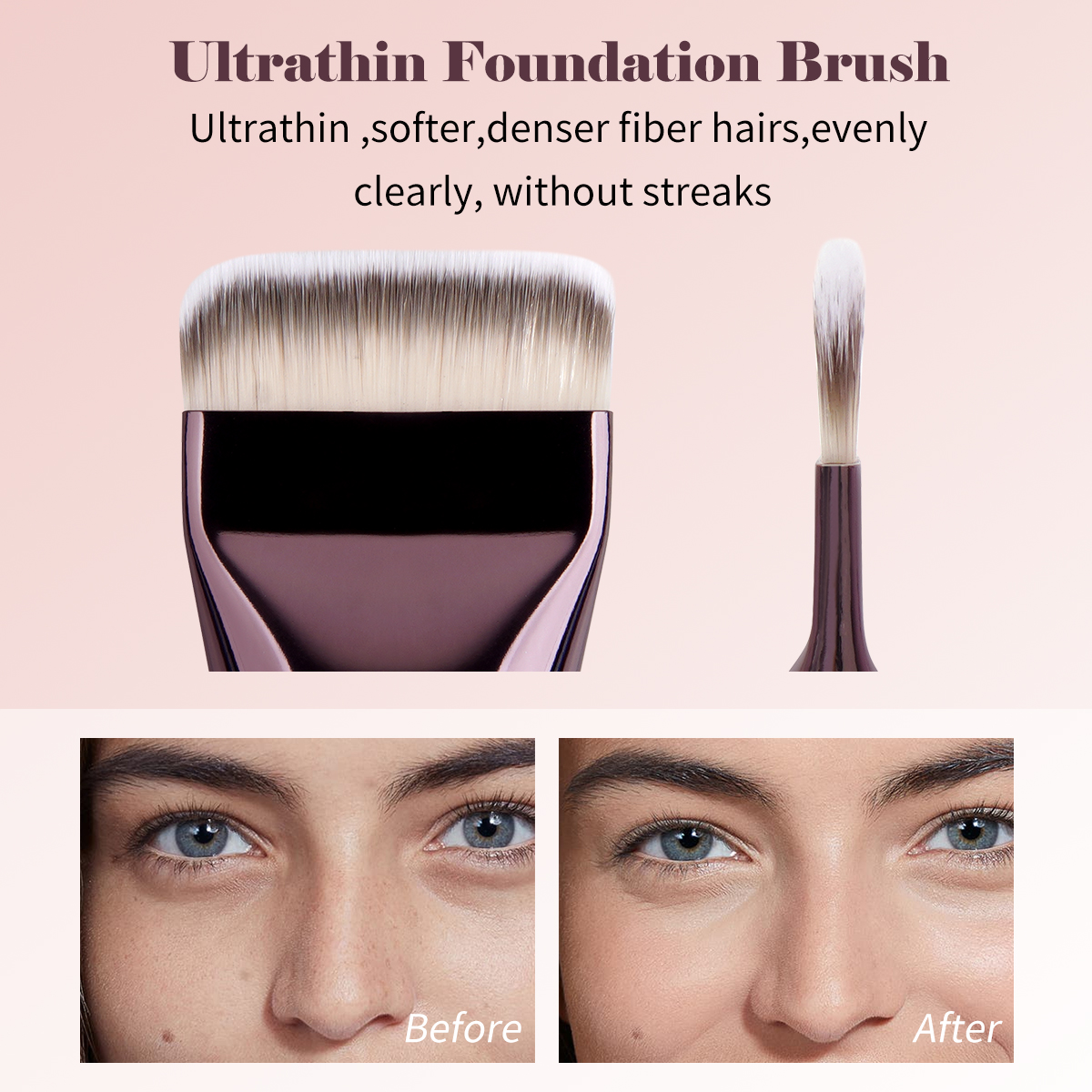 MAANGE Wholesale 3pcs Professional Makeup Brush Face Beauty Tools  Foundation Loose Powder Contouring Blush Makeup Brushes - 图片 5