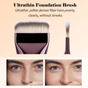 MAANGE Custom OEM&ODM  8PCS Facial  Brush Loose Powder Foundation Concealer Blush  Professional Makeup Brush Kit - 图片 5