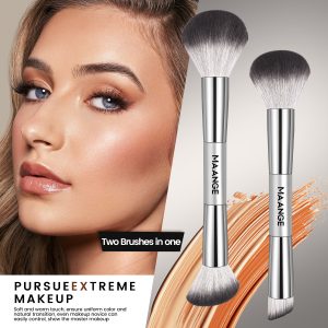 MAANGE Wholesale Professional 13pcs  Makeup Brushes 5PCS Powder Puff Foundation Blush Contouring Eyeshadow Brush Makeup Tools - 图片 6