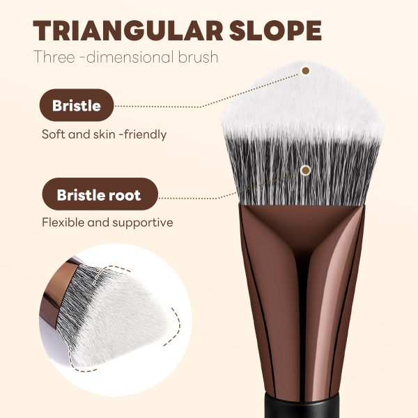 MAANGE Custom Logo OEM&ODM 17pcs Cosmetic Brush Set Foundation Loose Powder Contour Concealer Eyeshadow Makeup Brush Set