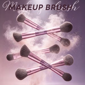 MAANGE New Arrival Luxury 16pcs Double-ended Brush Eye Shadow Loose Powder Foundation Liquid  Professional Makeup Brush Set - 图片 2