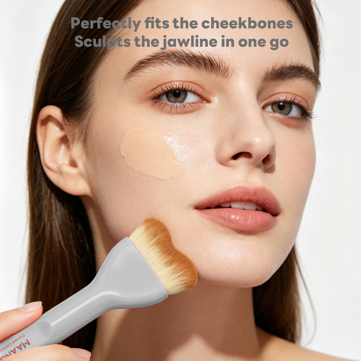 MAANGE Wholesale Single Makeup Brush Set 1pcs Brush  Custom logo Foundation Primer Brush Luxury Professional Makeup Brush Set - 图片 7