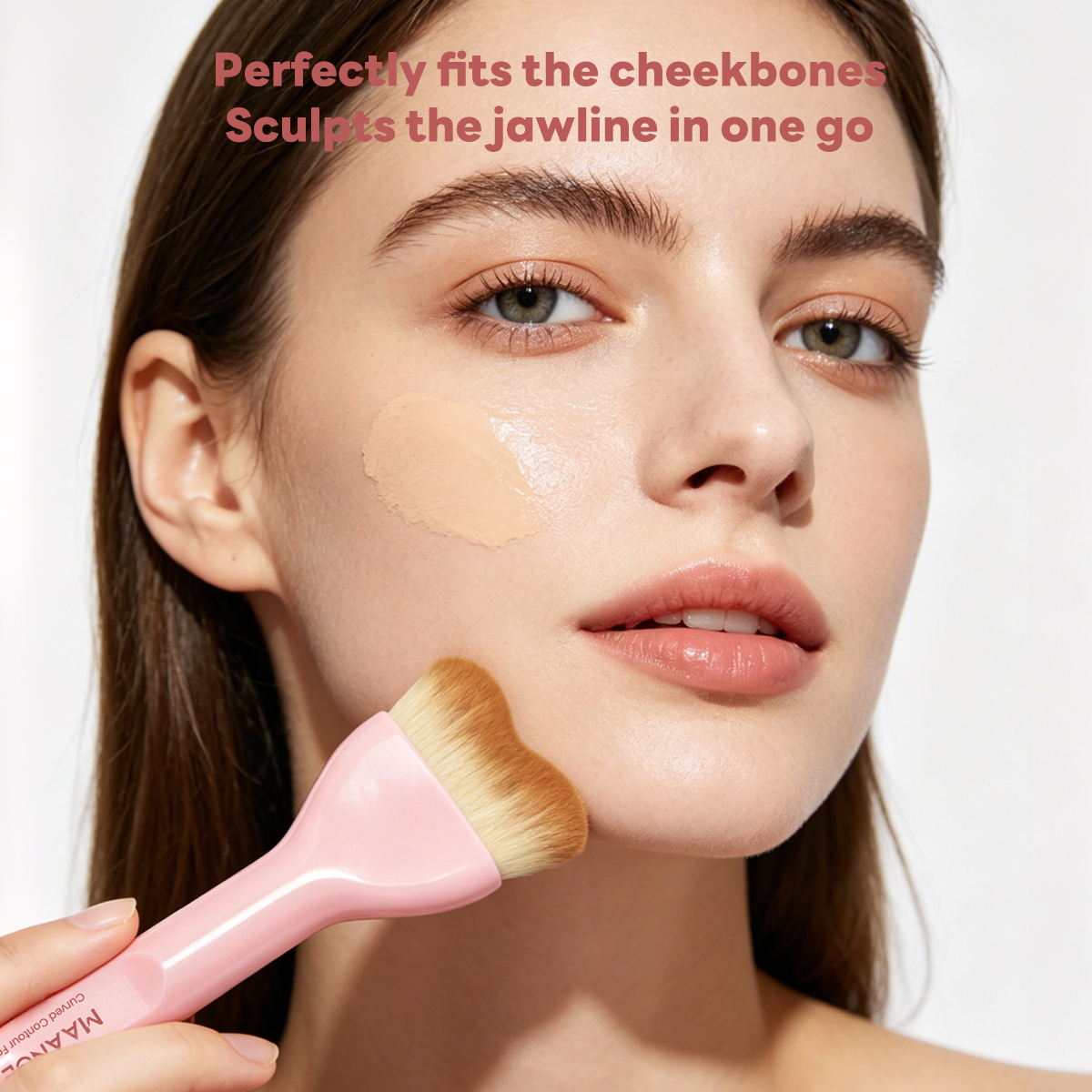 MAANGE Wholesale Custom OEM&ODM Single BB Cream Makeup Brush   Foundation Primer Brush Luxury Professional Makeup Brush - 图片 3