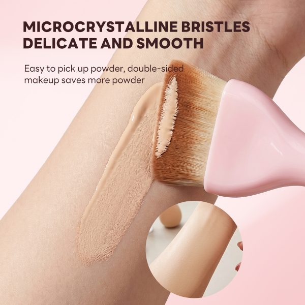 MAANGE Hot Sale Private Label Makeup Brush Wholesale Cruelty Free Handmade Professional Foundation Single Makeup Brushes