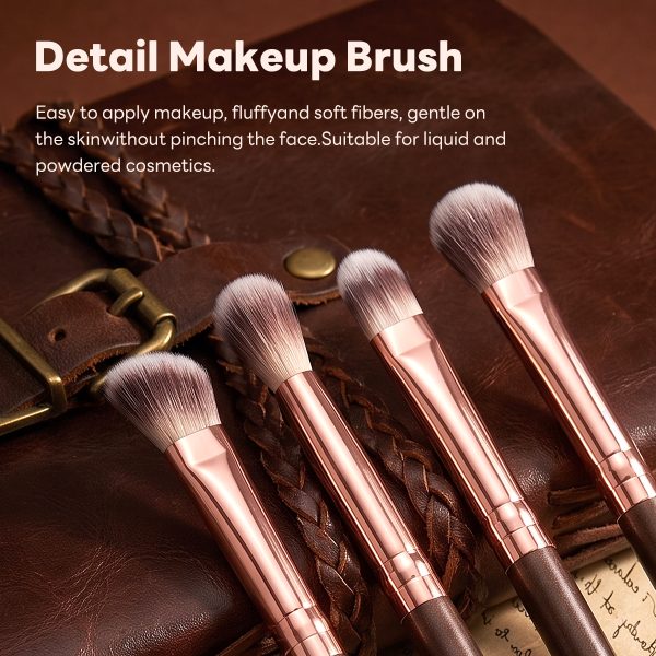 MAANGE Custom OEM&ODM 8PCS Facial Brush Profesional Eyeshadow Makeup Brush Private Label Customizable Makeup Brush Kit