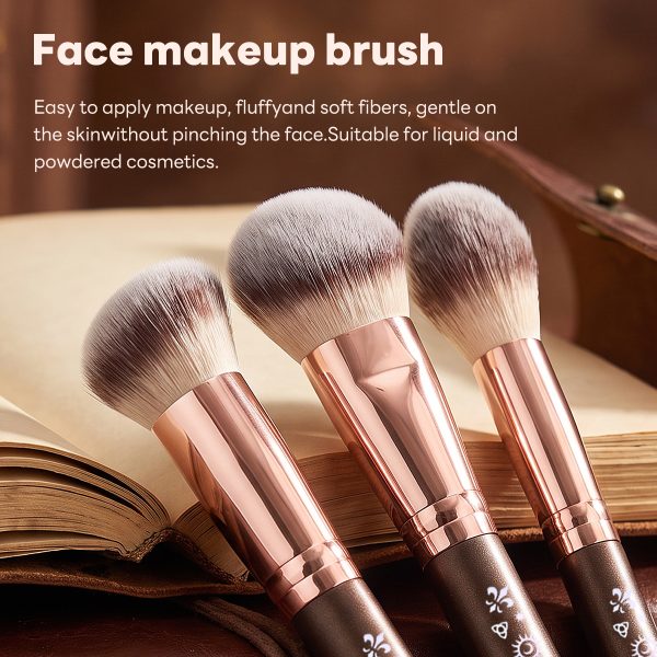 MAANGE Wholesale 12PCS Makeup Brushes Set Loose Powder Foundation Eyeshadow Facial Professional Makeup Brushes Set
