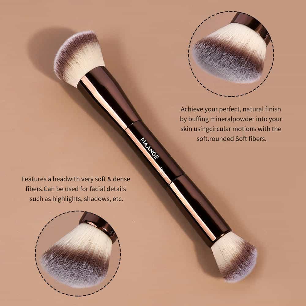 MAANGE Wholesale 16pcs Makeup Brush Makeup Box Foundation Loose Powder Eyeshadow Contouring Facial Makeup Brush Set - 图片 7