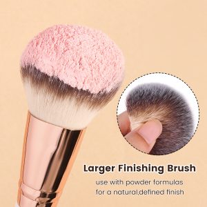 MAANGE Wholesale 7pcs Double-ended Makeup Brush Set Loose Powder Eyes Foundation Facial  Brush   Professional  Makeup Tools - 图片 2
