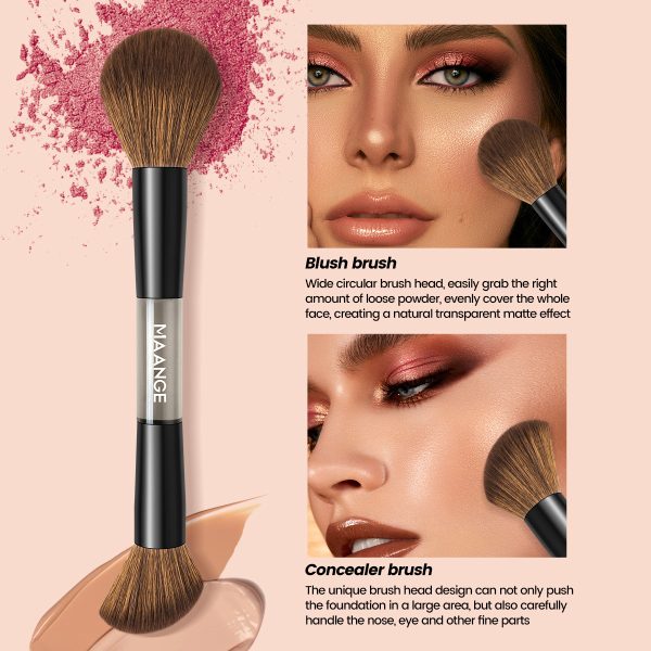 MAANGE Wholesale Professional 12pcs Makeup Brush Set Eyeshadow Foundation Blush Powder Brushes Professional Makeup Brushes Set