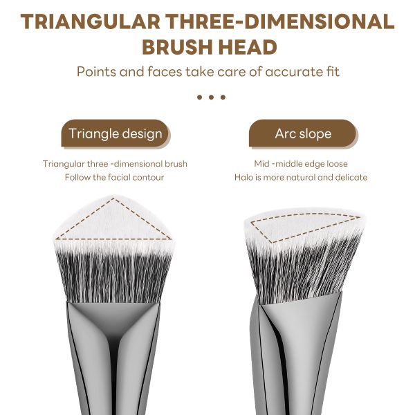 MAANGE Custom OEM&ODM 17pcs Cosmetic Brush Set Foundation Loose Powder Contour Concealer Eyeshadow Professional Makeup Brush Set
