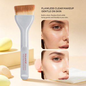 MAANGE Hot Sale Private Label Makeup Brush Wholesale Cruelty Free Handmade Professional Foundation Single Makeup Brush - 图片 7