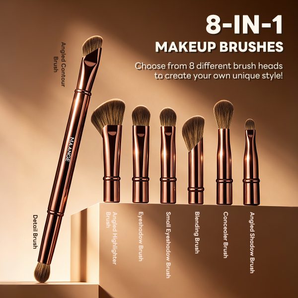 MAANGE Hot Sale Private Label 6-in-1 Makeup Brush Wholesale Cruelty Free Handmade Professional Foundation Single Makeup Brush