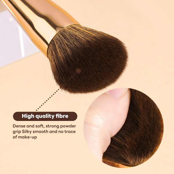 MAANGE Wholesale 2PCS Foundation Loose Powder Makeup Brush Set Private Label ODM&OEM BB Cream Brochas De Maquillaje Makeup Tools