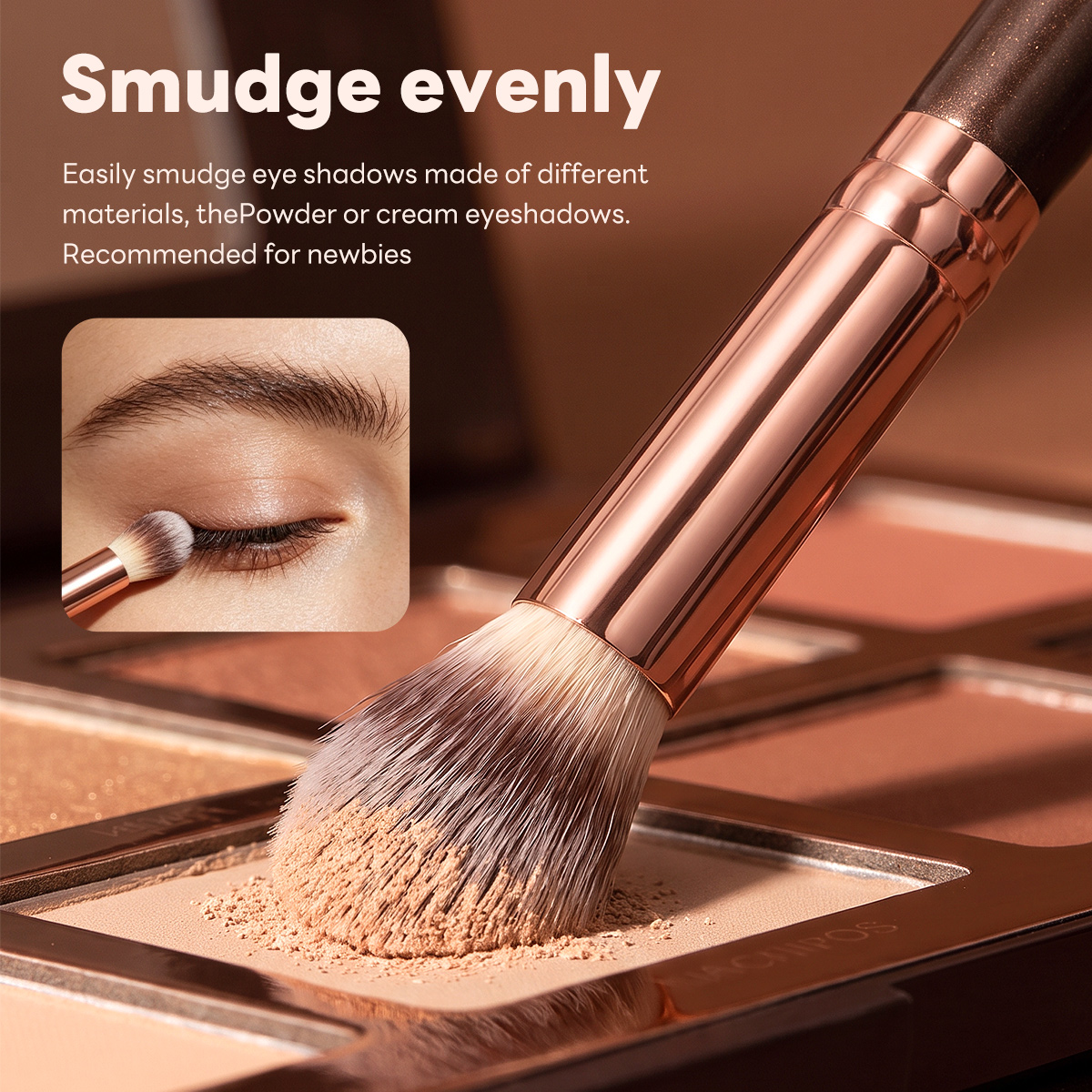 MAANGE Wholesale 12PCS Makeup Brushes Set Loose Powder Foundation Eyeshadow Facial Professional Makeup Brushes Set - 图片 4
