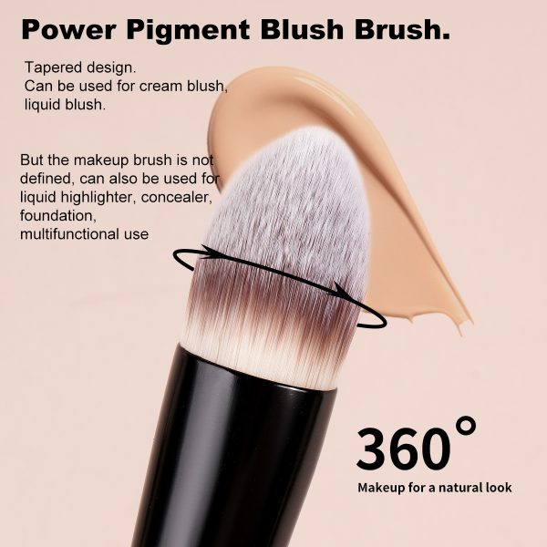 Maange Custom Professional 4pcs Makeup Brush Set Natural Eyeshadow Foundation Loose Powder Wholesale Makeup Brushes Set