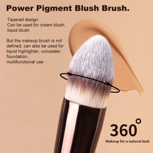 MAANGE Custom OEM&ODM Professional 5PCS Makeup Brush Set Foundation Contour Loose Powder  Blush Professional Makeup Brushes - 图片 2