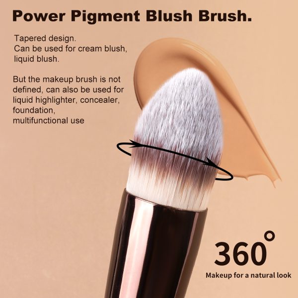 MAANGE Custom OEM&ODM Professional 5PCS Makeup Brush Set Foundation Contour Loose Powder Blush Professional Makeup Brushes