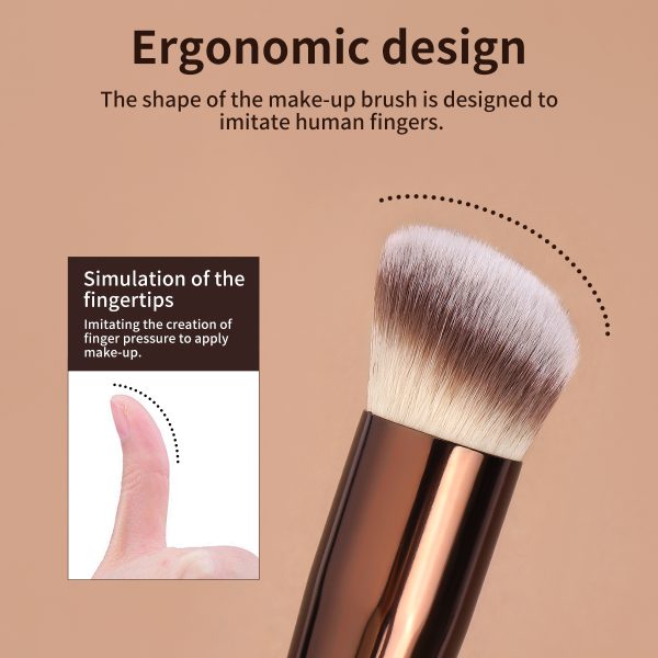 MAANGE Wholesale 16pcs Makeup Brush Makeup Box Foundation Loose Powder Eyeshadow Contouring Facial Makeup Brush Set