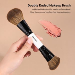 MAANGE Professional 7pcs Double-ended Makeup Brush Set Loose Powder Eyes Foundation Facial  Brush  Makeup Tools - 图片 7