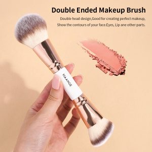 MAANGE Wholesale 7pcs Double-ended Makeup Brush Set Loose Powder Eyes Foundation Facial  Brush   Professional  Makeup Tools - 图片 7