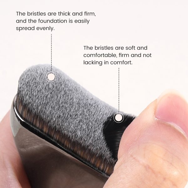 MAANGE Wholesale Custom OEM&ODM 2PCs Flat Foundation Brush Set Streak-Free Liquid/BB Cream Makeup Tools Brush