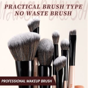 MAANGE Custom logo 10PCS Double-ended Professional Makeup Brushes Set Foundation Eyeshadow Powder  Wholesale Makeup Brushes Set - 图片 4
