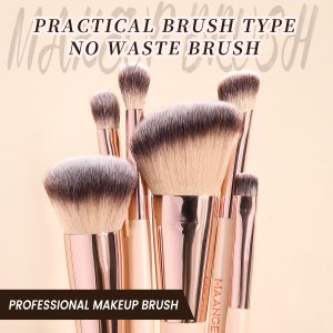 MAANGE Wholesale 10PCS Double-ended Professional Makeup Brushes Set Foundation Eyeshadow Blush Facial Makeup Brushes Kit - 图片 3