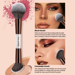 MAANGE Wholesale Custom Logo OEM&ODM Luxury 7pcs Makeup Brushes Set Makeup Tools Facial Professional Makeup Brush Set - 图片 5