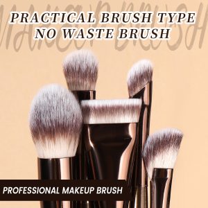 Maange Custom OEM&ODM Makeup Tool Kits 9pcs Double-ended Makeup Brush Foundation Concealer Blush Contouring Makeup Brush Set - 图片 5