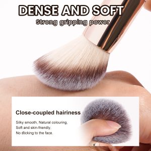 MAANGE Wholesale 2PCS Makeup Brush Foundation Loose Powder Contouring Private Label ODM&OEM Liquid/BB Cream Makeup Tools - 图片 3